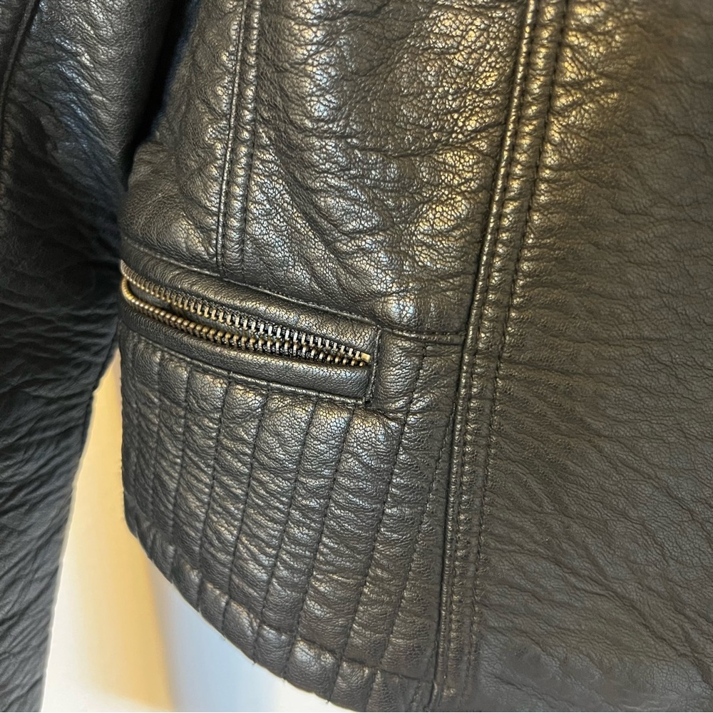 Faux Leather Jacket - Picture 8 of 10